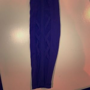 Lululemon indigo full length lace up pants